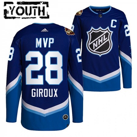 Kinder Eishockey Philadelphia Flyers Trikot Claude Giroux 28 MVP 2022 NHL All-Star Blau Authentic